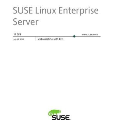 خرید و دانلود نسخه کامل کتاب Virtualization with XEN. SUSE Linux Enterprise Server 11 SP3