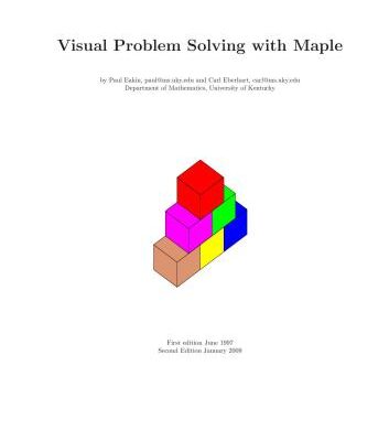 خرید و دانلود نسخه کامل کتاب Visual Problem Solving with Maple