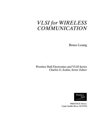 خرید و دانلود نسخه کامل کتاب VLSI for Wireless Communication