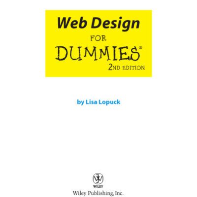 خرید و دانلود نسخه کامل کتاب Web design for dummies