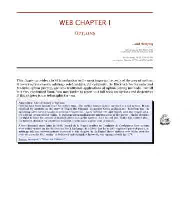خرید و دانلود نسخه کامل کتاب Web options chapter 1