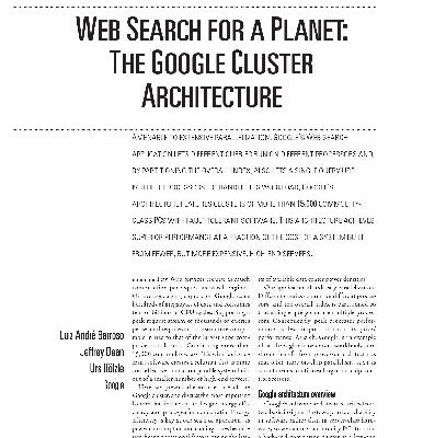 خرید و دانلود نسخه کامل کتاب Web Search for a Planet: The Google Cluster Architecture