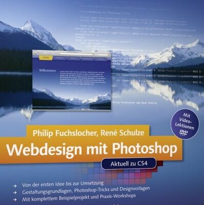 خرید و دانلود نسخه کامل کتاب Webdesign mit Photoshop: Aktuell zu CS4