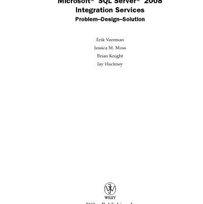 خرید و دانلود نسخه کامل کتاب Wiley Microsoft SQL Server 2008 Integration Services Problem-Design-Solution