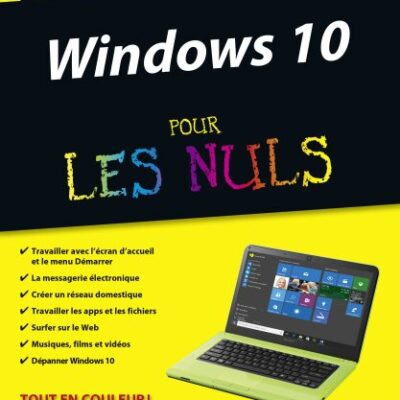 خرید و دانلود نسخه کامل کتاب Windows 10 pour les Nuls