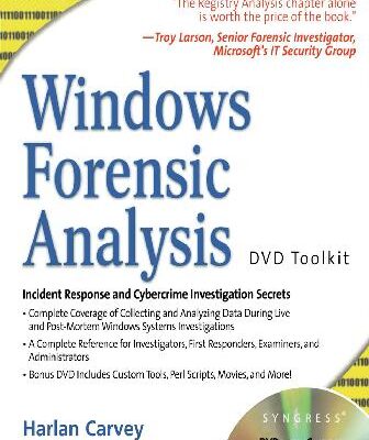 خرید و دانلود نسخه کامل کتاب Windows Forensic Analysis Including DVD Toolkit