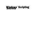 خرید و دانلود نسخه کامل کتاب Windows Scripting secrets