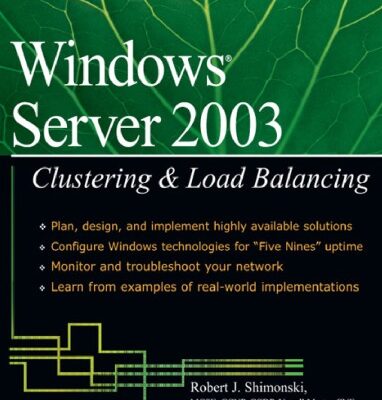 خرید و دانلود نسخه کامل کتاب Windows Server 2003 clustering and load balancing