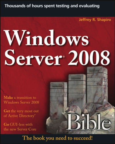 خرید و دانلود نسخه کامل کتاب Windows Server 2008 Bible