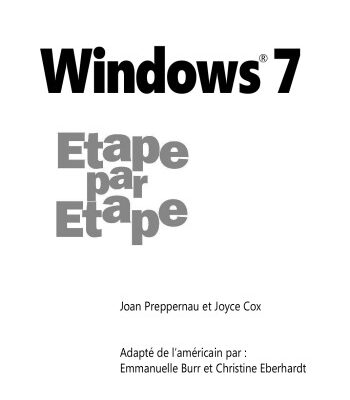 خرید و دانلود نسخه کامل کتاب Windows seven : étape par étape
