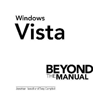 خرید و دانلود نسخه کامل کتاب Windows Vista Beyond the Manual