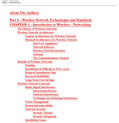 خرید و دانلود نسخه کامل کتاب Wireless Networking Handbook