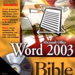 خرید و دانلود نسخه کامل کتاب Word 2003 bible