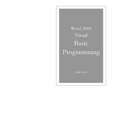 خرید و دانلود نسخه کامل کتاب Word 2003 Visual Basic Programming