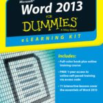 خرید و دانلود نسخه کامل کتاب Word 2013 eLearning Kit For Dummies