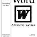 خرید و دانلود نسخه کامل کتاب Word Advanced Features