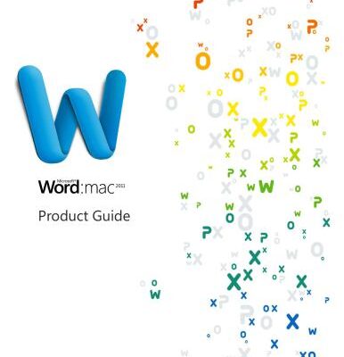 خرید و دانلود نسخه کامل کتاب Word: Mac 2011. Product Guide