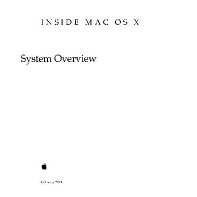 خرید و دانلود نسخه کامل کتاب X: Inside Mac OS X System Overview