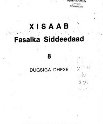خرید و دانلود نسخه کامل کتاب Xisaab. Fasalka Siddeedaad 8. Dugsiga Dhexe