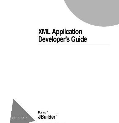 خرید و دانلود نسخه کامل کتاب XML Application Developer’s Guide. JBuilder’