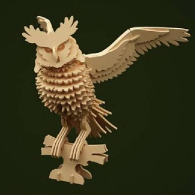 خرید و دانلود طرح جغد شاخدار