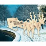 خرید و دانلود طرح معرق گوزن و سورتمه