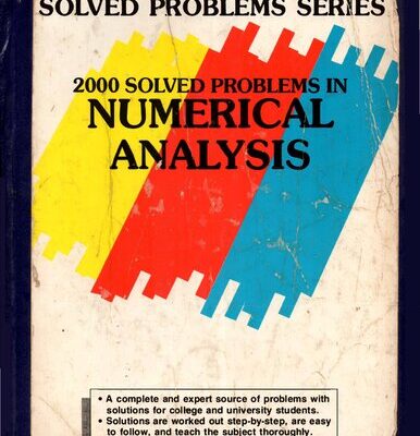 خرید و دانلود نسخه کامل کتاب 2000 Solved Problems in Numerical Analysis