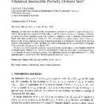 خرید و دانلود نسخه کامل کتاب 3-Interval irreducible partially ordered sets