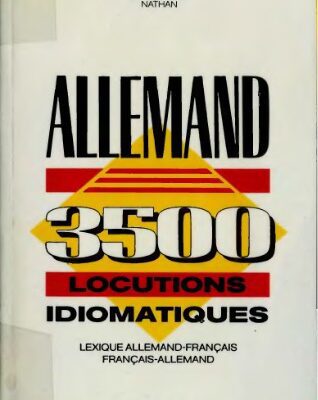 خرید و دانلود نسخه کامل کتاب 3500 locutions idiomatiques de l’allemand
