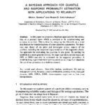 خرید و دانلود نسخه کامل کتاب A Bayesian approach for quantile and response probability estimation with applications to reliability