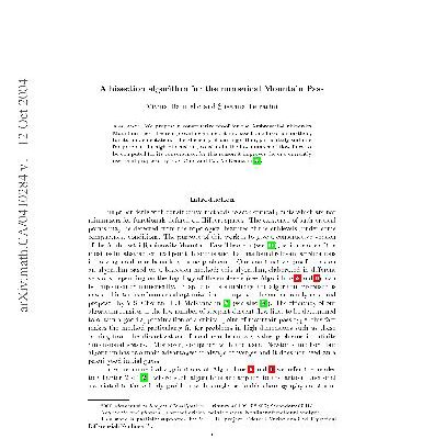 خرید و دانلود نسخه کامل کتاب A bisection algorithm for the numerical Mountain Pass