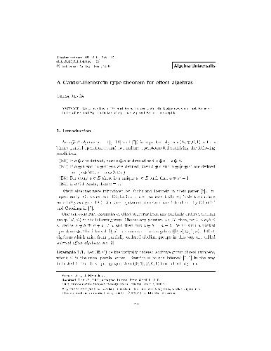 خرید و دانلود نسخه کامل کتاب A Cantor-Bernstein type theorem for effect algebras