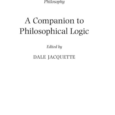خرید و دانلود نسخه کامل کتاب A Companion to Philosophical Logic