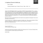خرید و دانلود نسخه کامل کتاب A Completeness Theorem in Modal Logic (paper)