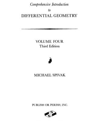 خرید و دانلود نسخه کامل کتاب A comprehensive introduction to differential geometry
