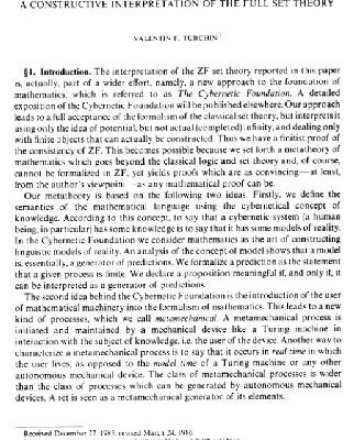 خرید و دانلود نسخه کامل کتاب A constructive interpretation of the full set theory