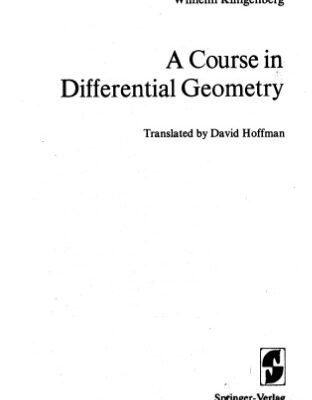 خرید و دانلود نسخه کامل کتاب A Course in Differential Geometry
