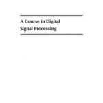 خرید و دانلود نسخه کامل کتاب A Course in Digital Signal Processing