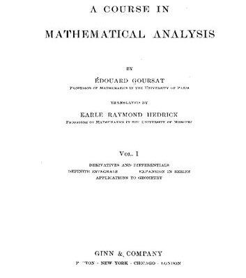 خرید و دانلود نسخه کامل کتاب A Course in Mathematical Analysis : Volume 1