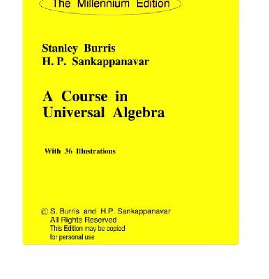 خرید و دانلود نسخه کامل کتاب A Course in Universal Algebra
