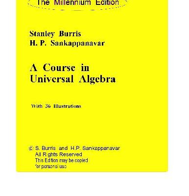 خرید و دانلود نسخه کامل کتاب A Course in Universal Algebra