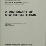 خرید و دانلود نسخه کامل کتاب A dictionary of statistical terms