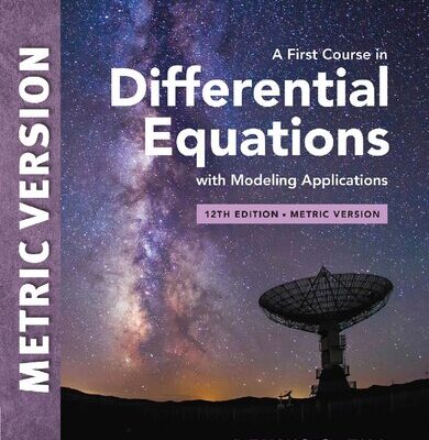 خرید و دانلود نسخه کامل کتاب A First Course in Differential Equations with Modeling Applications: Twelfth Edition