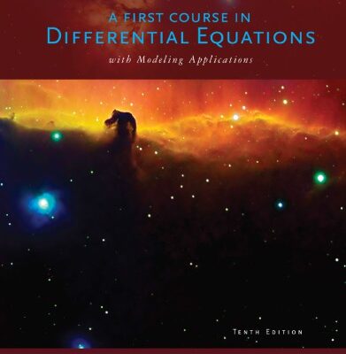 خرید و دانلود نسخه کامل کتاب A First Course in Differential Equations