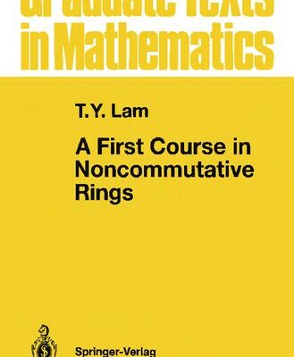 خرید و دانلود نسخه کامل کتاب A First Course in Noncommutative Rings
