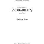 خرید و دانلود نسخه کامل کتاب A First Course In Probability (Solution Manual)