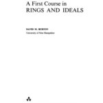 خرید و دانلود نسخه کامل کتاب A First Course in Rings and Ideals