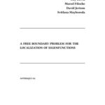 خرید و دانلود نسخه کامل کتاب A free boundary problem for the localization of eigenfunctions