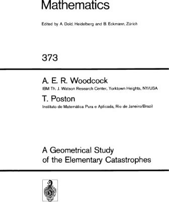 خرید و دانلود نسخه کامل کتاب A Geometrical Study of the Elementary Catastrophes