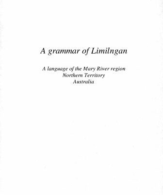 خرید و دانلود نسخه کامل کتاب A grammar of Limilngan: A language of the Mary River region, Northern Territory, Australia